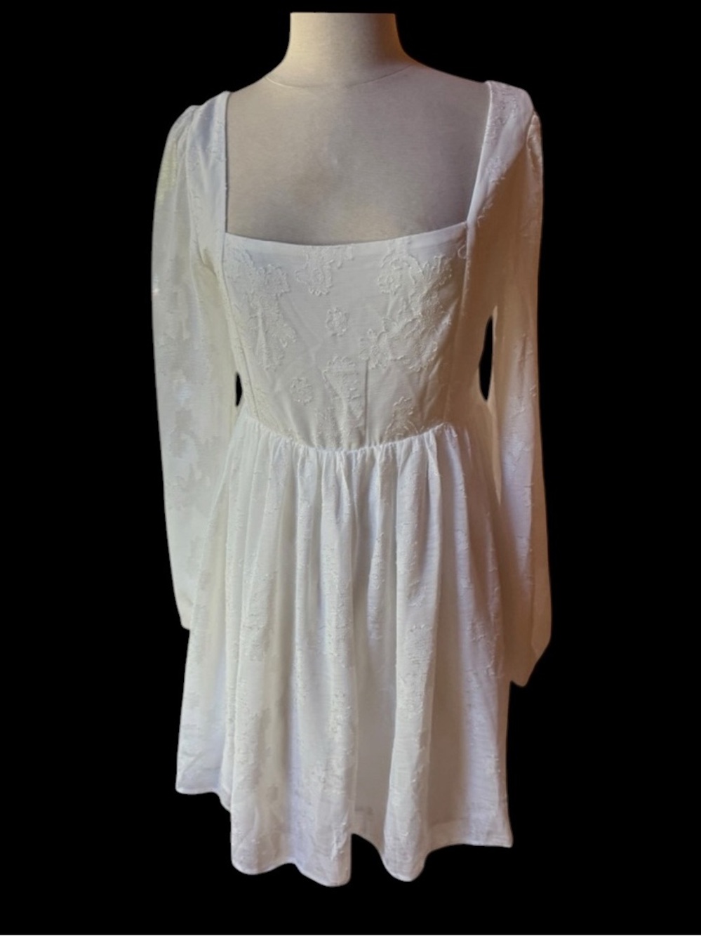 NWT Altar’D‎ State Sparkly Floral Embossed Dress